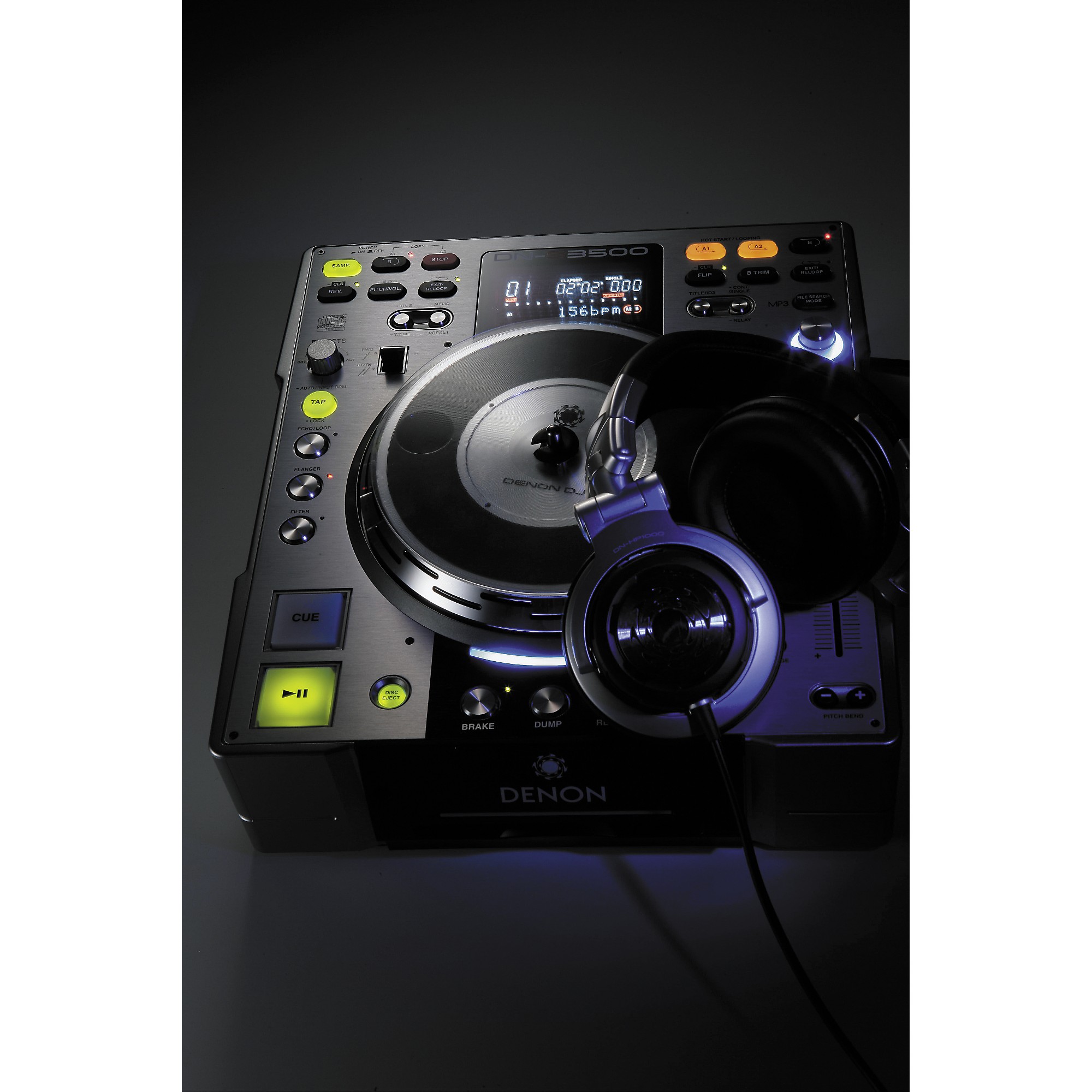 Open Box Denon DJ DN-S3500 Professional Direct Drive CD/MP3 Player