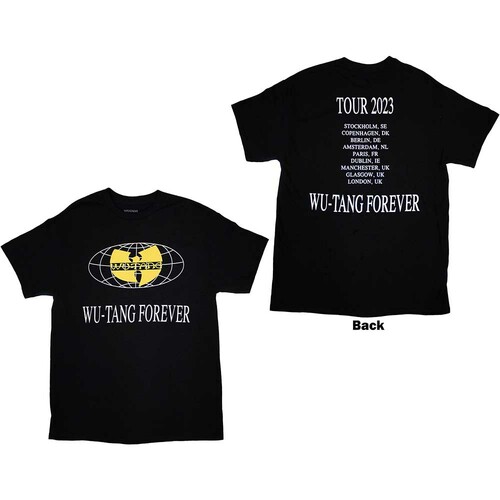 Wu-Tang Clan Unisex T-Shirt: Tour '23 NY State Of Mind (Back Print