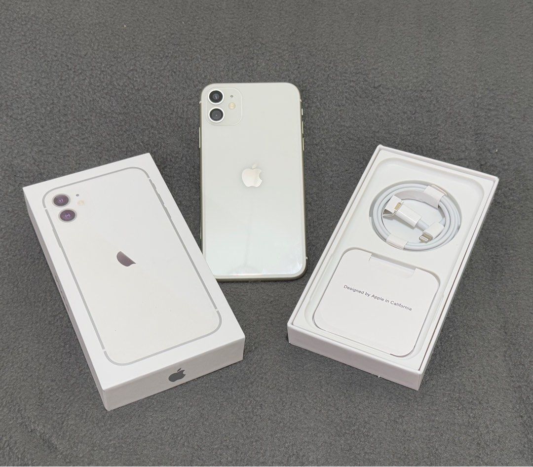 iPhone11 64G ホワイト 箱付き 【公式通販】