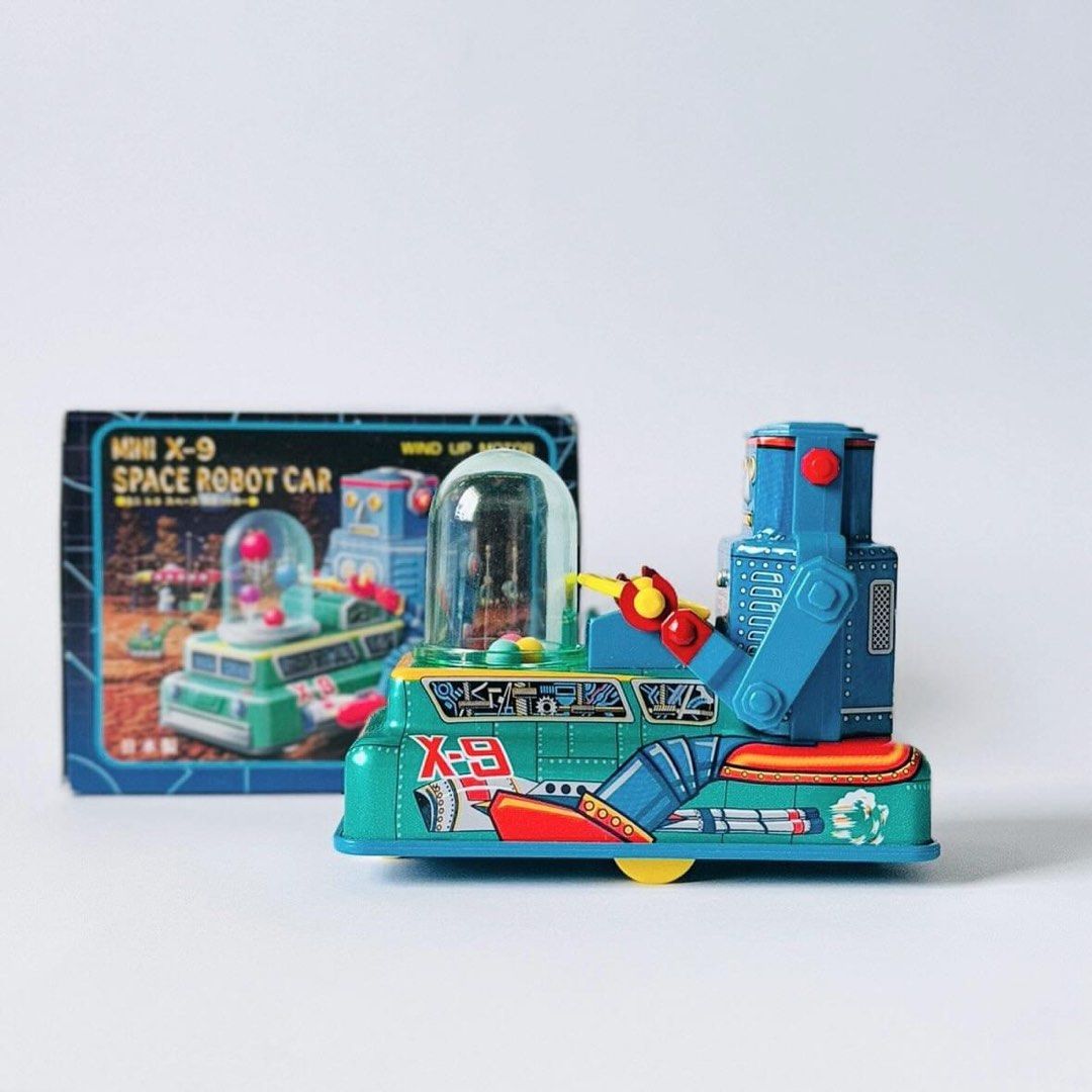 10-16 増田屋 スペースパトロール NASA ブリキ玩具 フリクション式