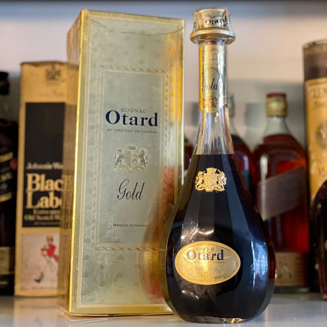 OTARD X.O. COGNAC サンルイ製デキャンタ V684 Otard XO Gold Cognac w