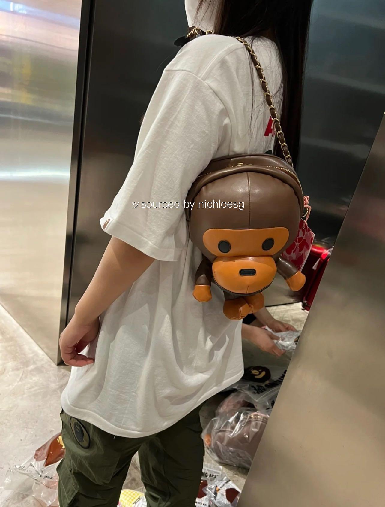 BABY MILO PLUSH DOLL CHAIN SHOULDER BAG babymilo ファッション BAPE
