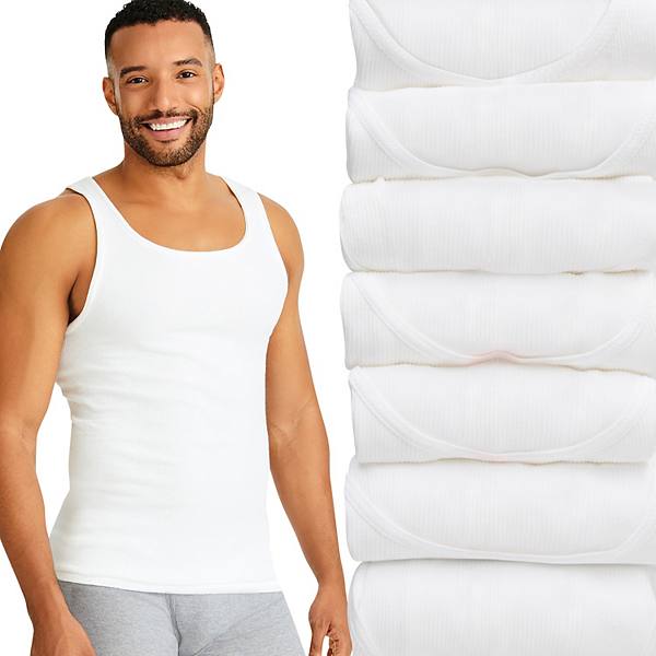 Men's Hanes® 7-Pack ComfortSoft Ultimate Tank Undershirt