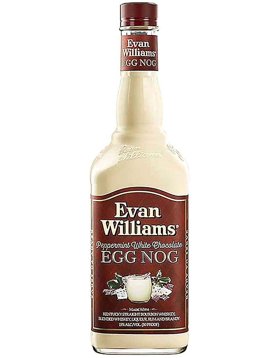 Evan Williams Peppermint White Chocolate Egg Nog 750ml | Lisa's
