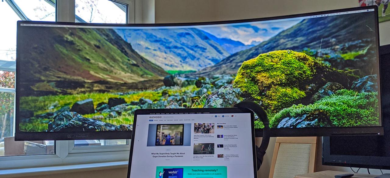 ウルトラワイドモニター 大画面 マルチカラー ウルトラワイドモニター