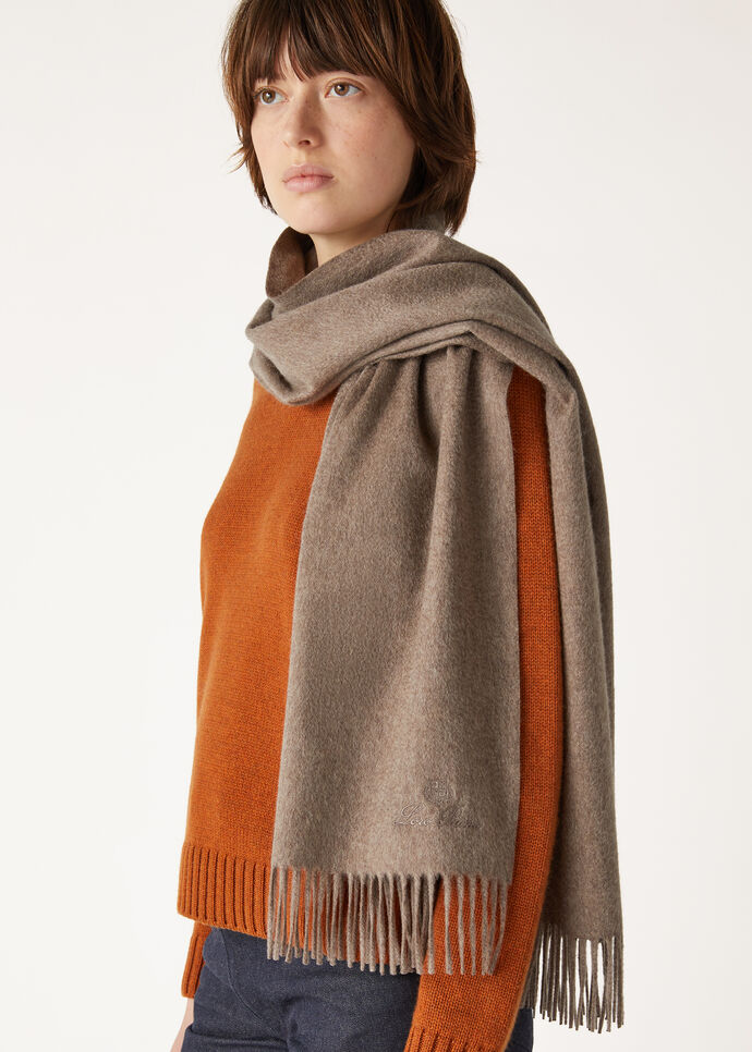 グランデ・ウニタ・スカーフ カシミヤ ラスティックアンバー | ロロ