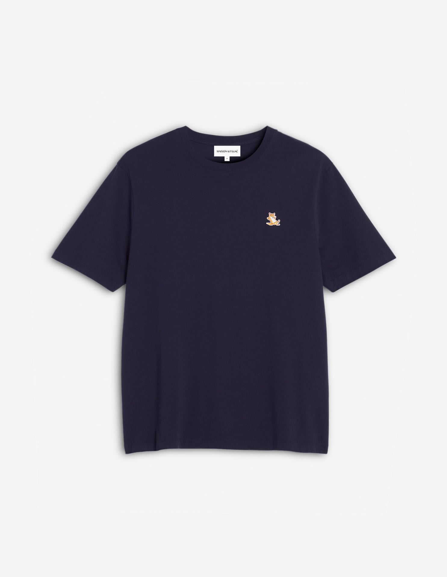 CHILLAX FOX PATCH REGULAR TEE-SHIRT | Maison Kitsuné