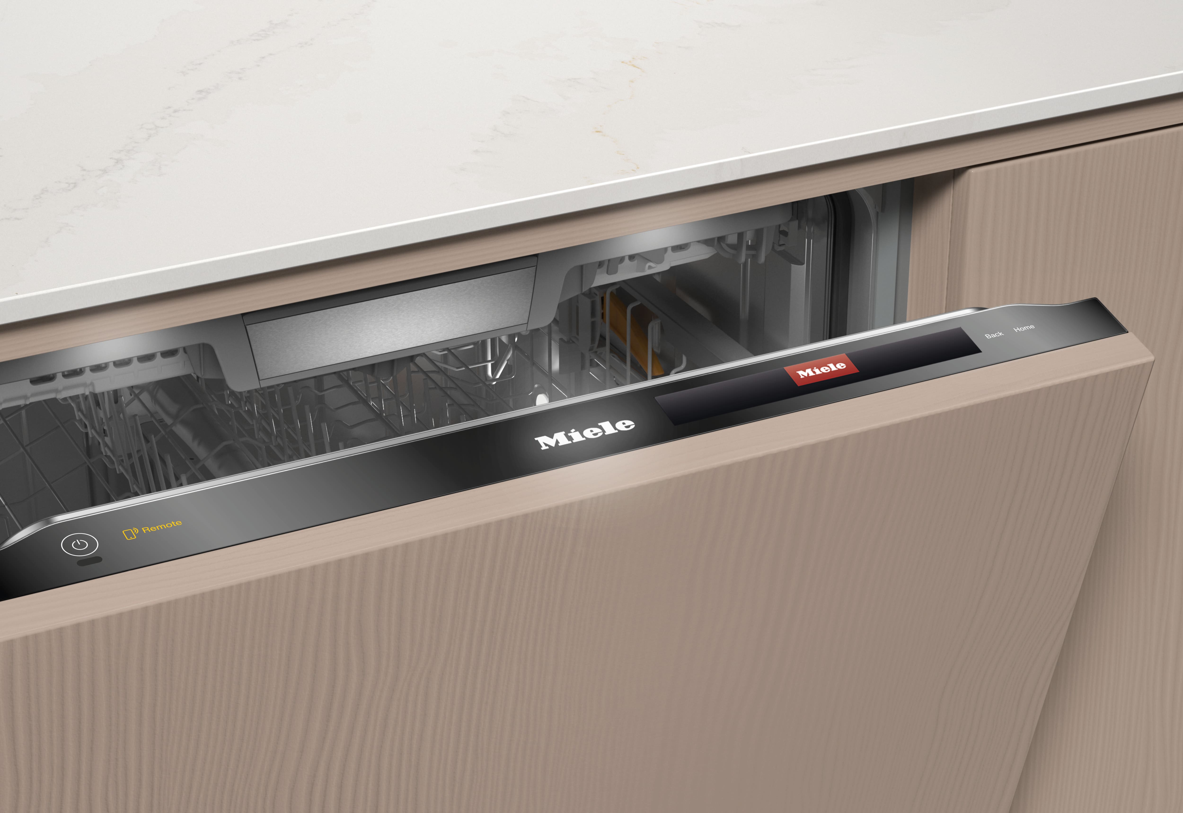Miele - G 7986 SCVi AutoDos K2O Clean Touch Steel/Obsidian Black