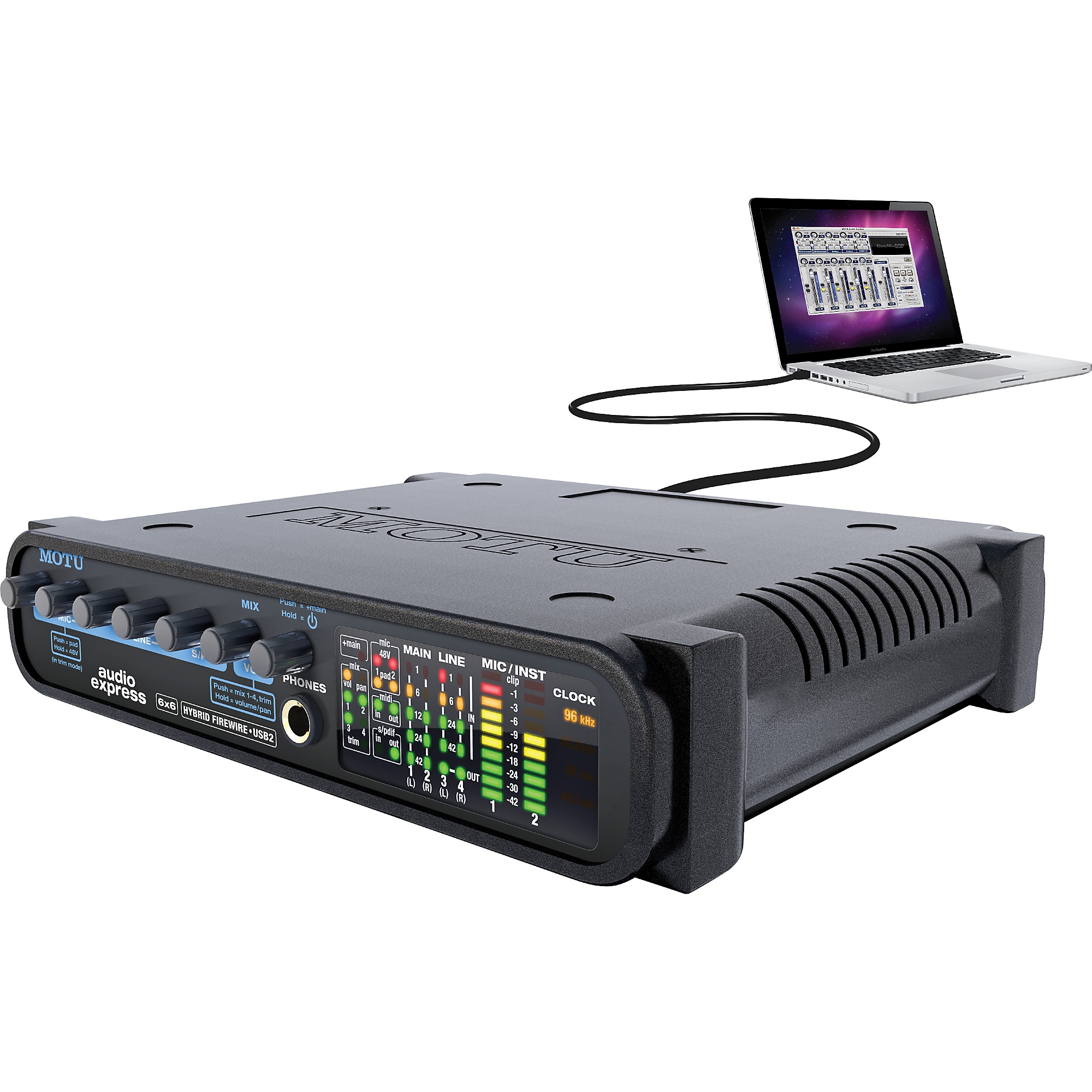 MOTU Audio Express 6 x 6 FireWire/USB 2.0 Audio Interface | Music