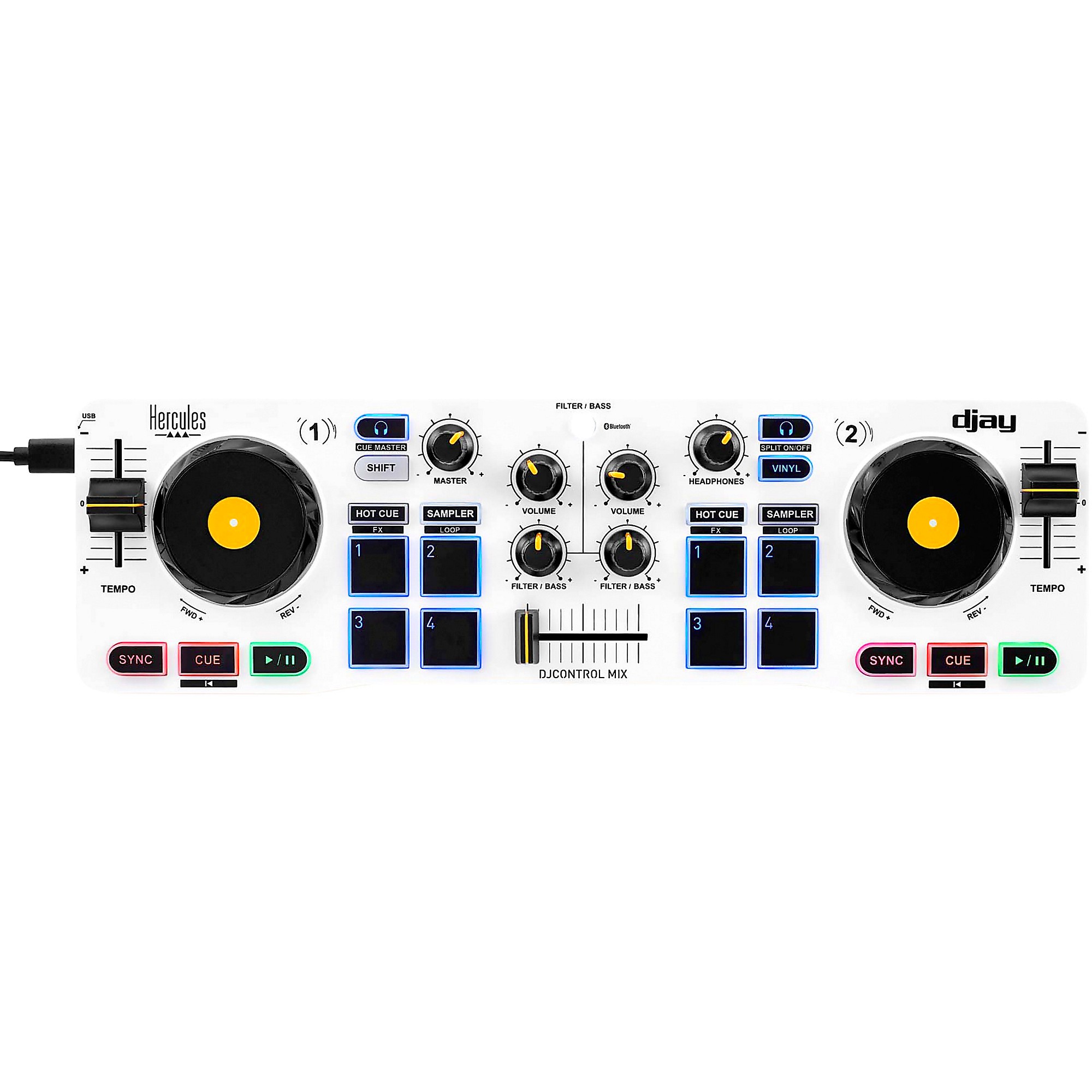 Hercules DJ DJControl Mix DJ Controller for Smartphone | Music & Arts