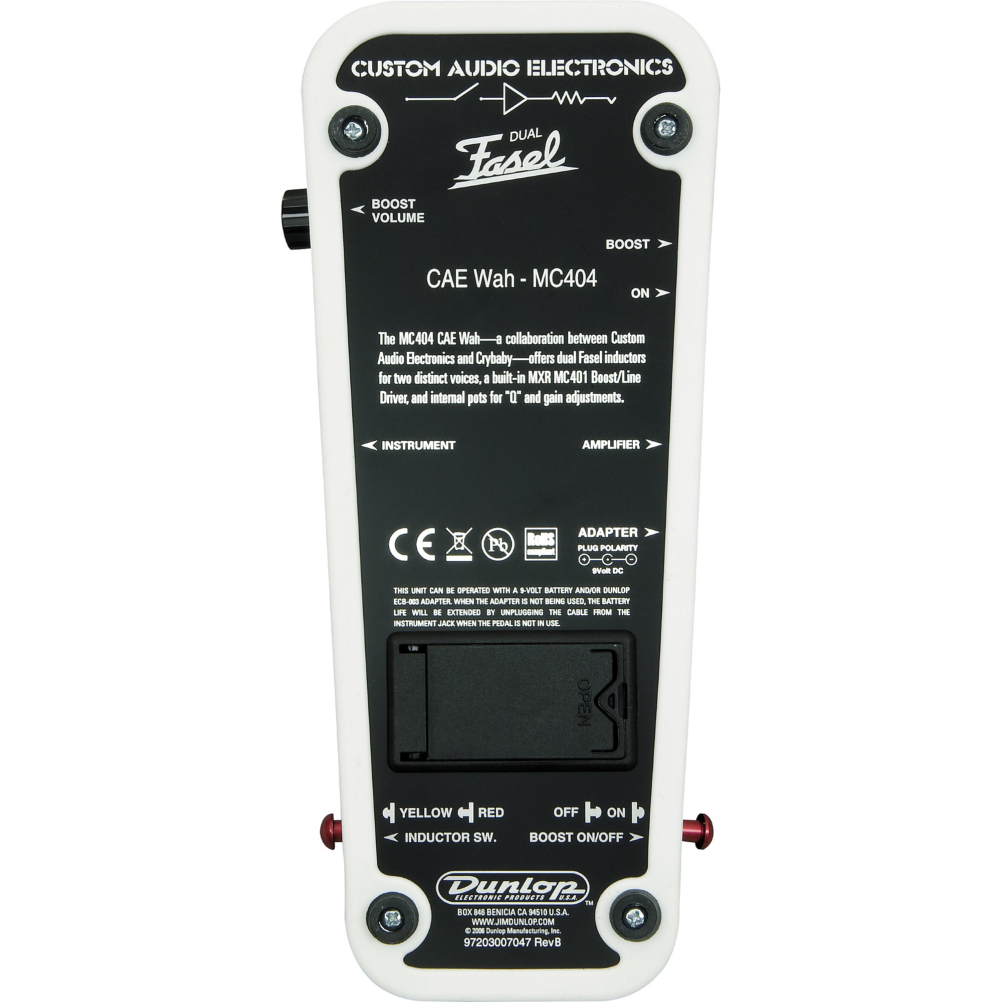 MXR MC404 CAE WAH ワウペダル CUSTOM AUDIO MXR MC404 CAE Wah ワウペダル