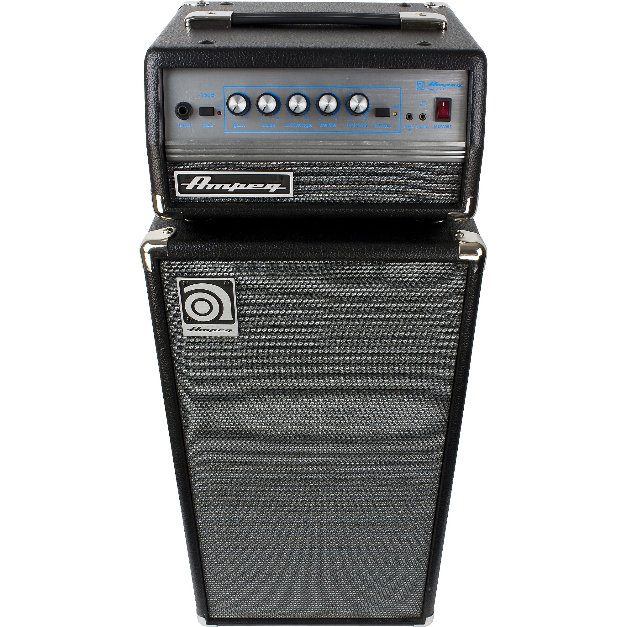 Ampeg Micro-VR Bass Amp Head and SVT210AV Bass Speaker Cabinet