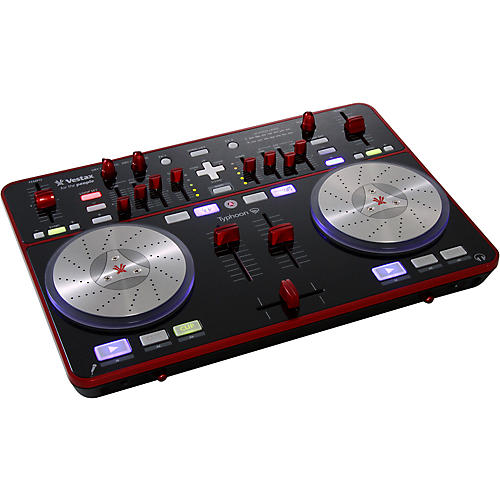 Vestax Typhoon DJ MIDI controller with sound card | Musician's Friend