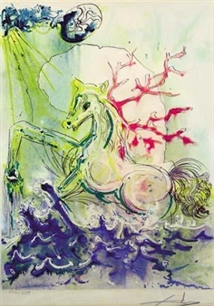 Salvador Dali、LES CHEVAUX DALINIENS Salvador Dalí | Les Chevaux