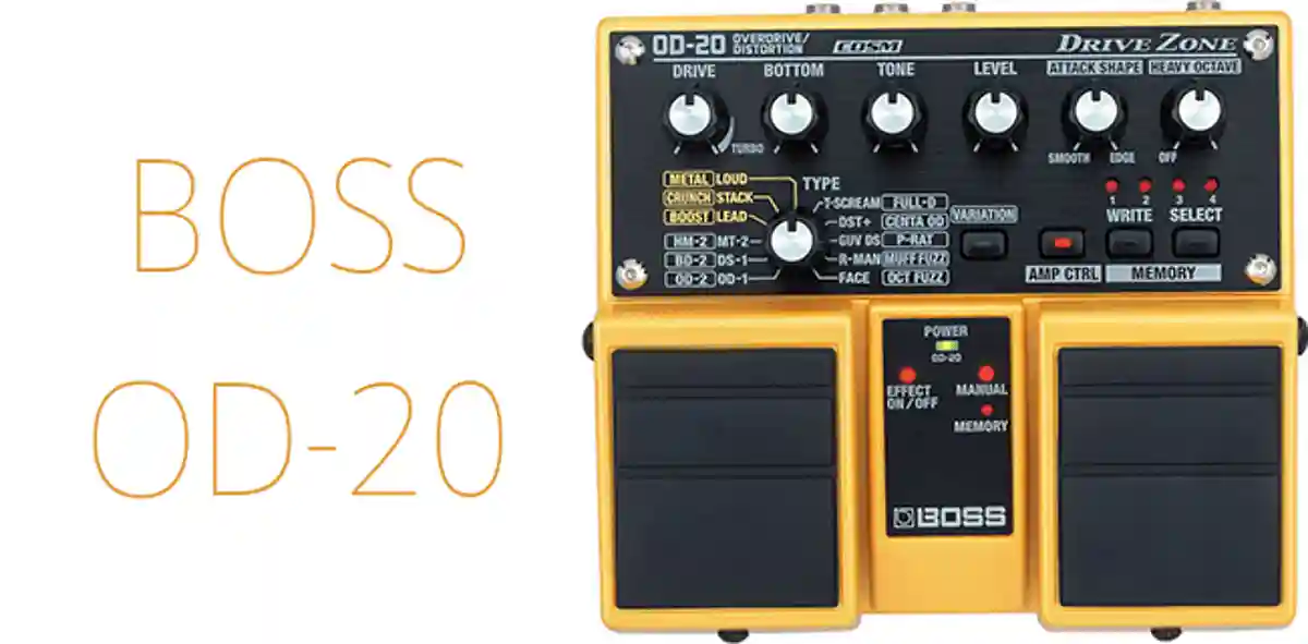 BOSS OD-20 ギターエフェクター BOSS OD-20 DRIVE ZONE エフェクター