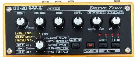 BOSS OD-20 ドライブエフェクター BOSS - OD-20 | Drive Zone