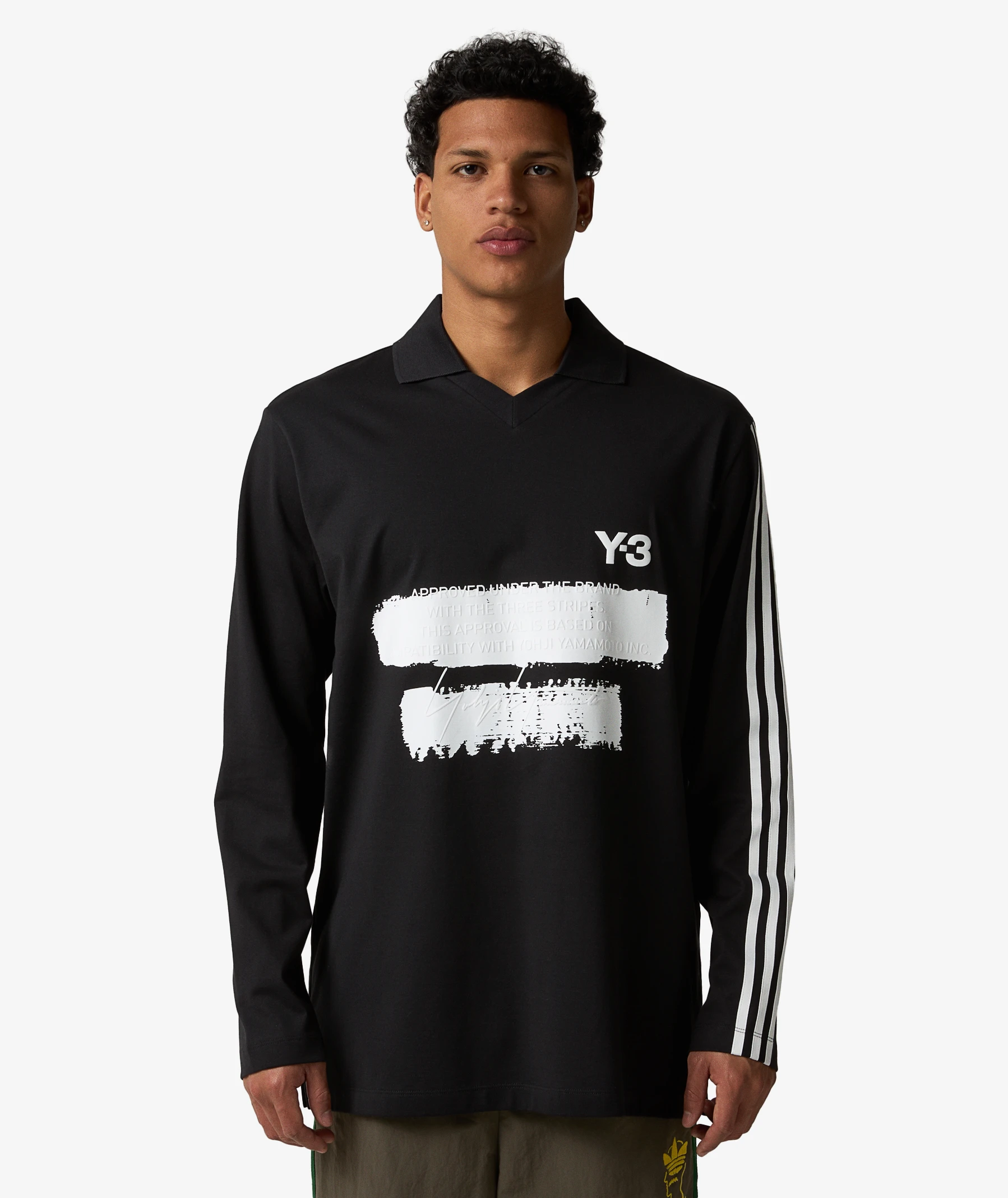 adidas Y-3 Graphic Logo Long Sleeve T-Shirt | Men & Women | SVD USA