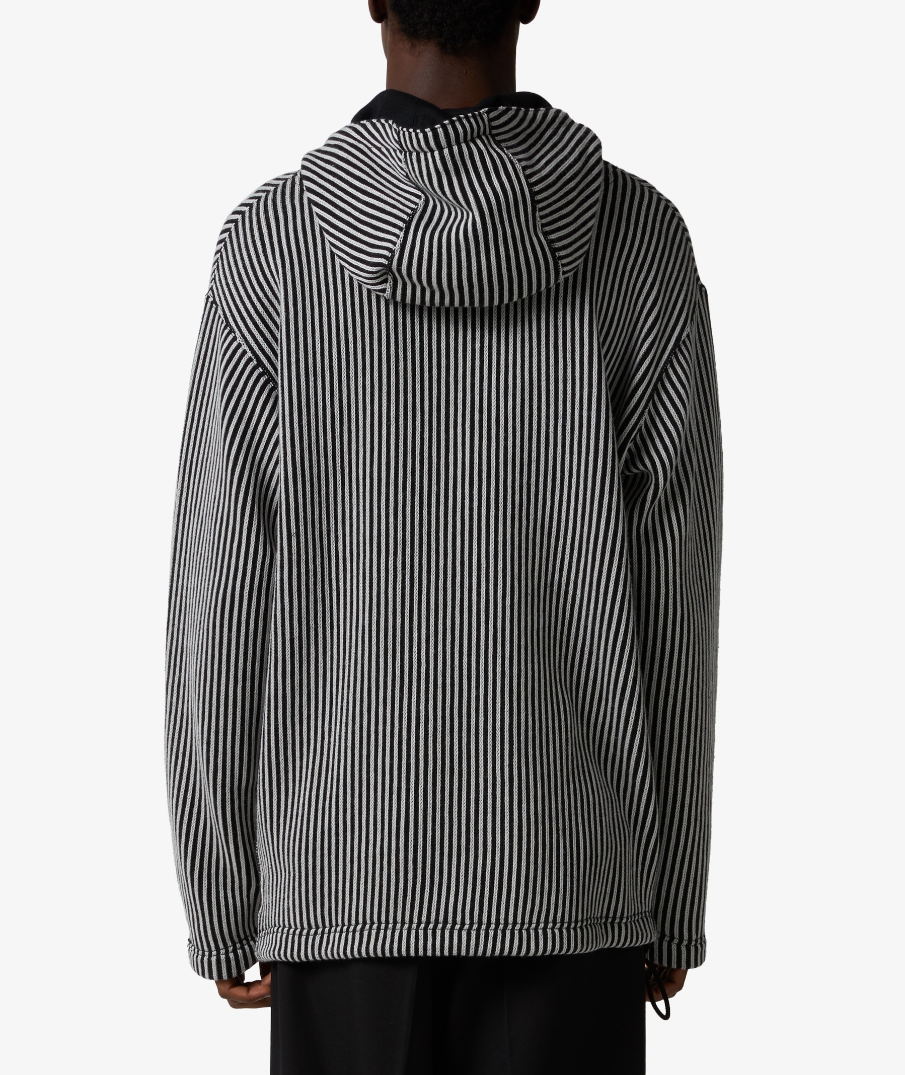 Junya Watanabe MAN Striped Hooded Zip Jacket in Multicolor | SVD