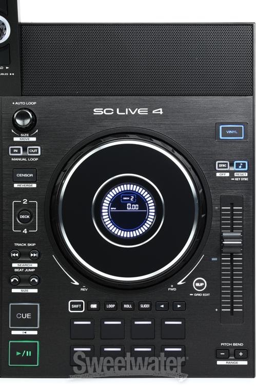 Denon DJ SC Live 4 Standalone DJ Controller - Black | Sweetwater