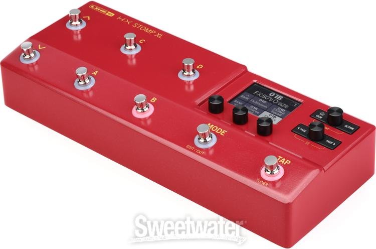 LINE6 HX Stomp 赤カラー ギター LINE6 HX STOMP limited edition RED