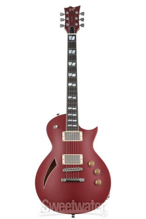 ESP USA Eclipse Semi-hollow Electric Guitar - Cherry Bomb | Sweetwater