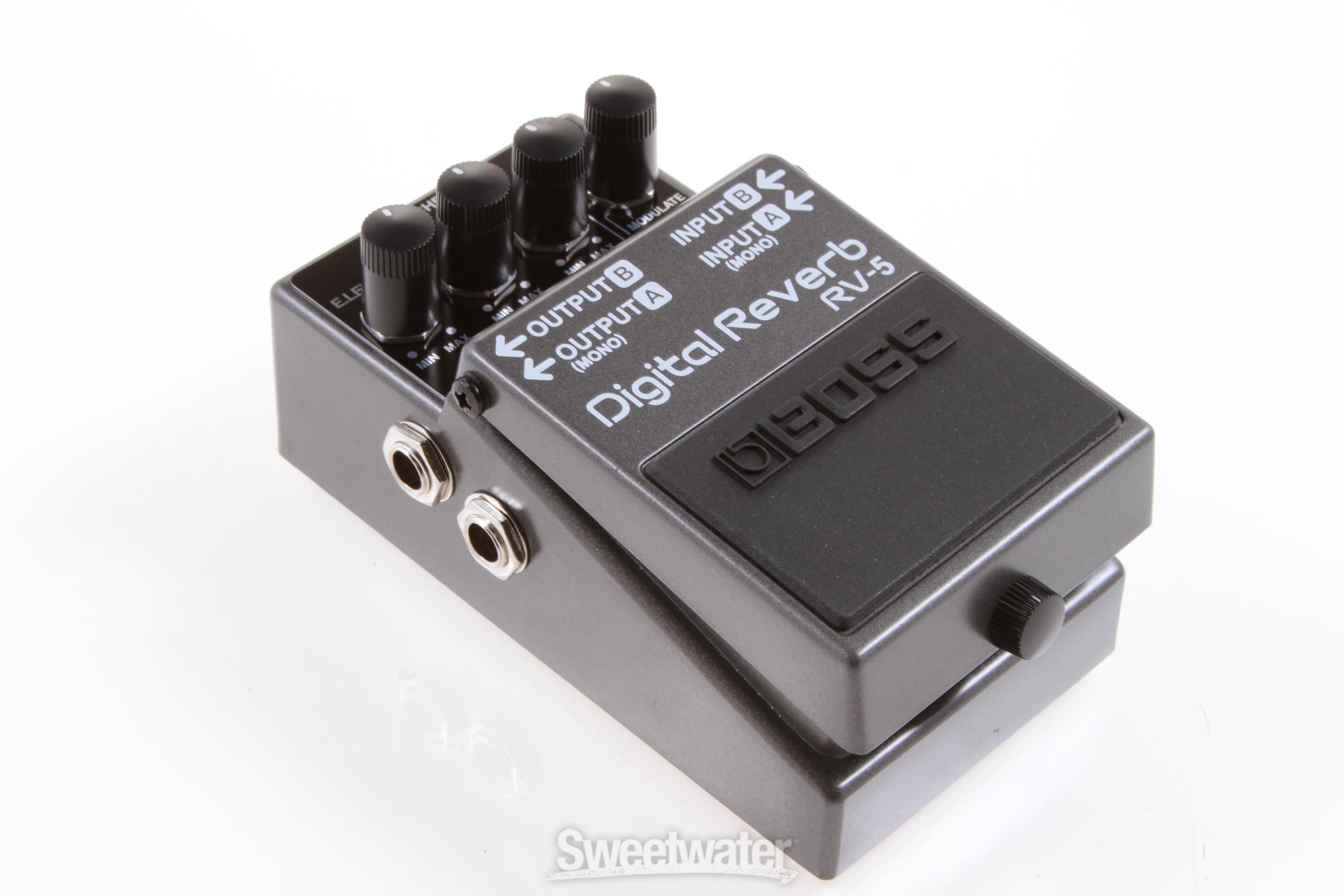 Boss RV-5 Digital Reverb Pedal Reviews | Sweetwater BOSS Digital