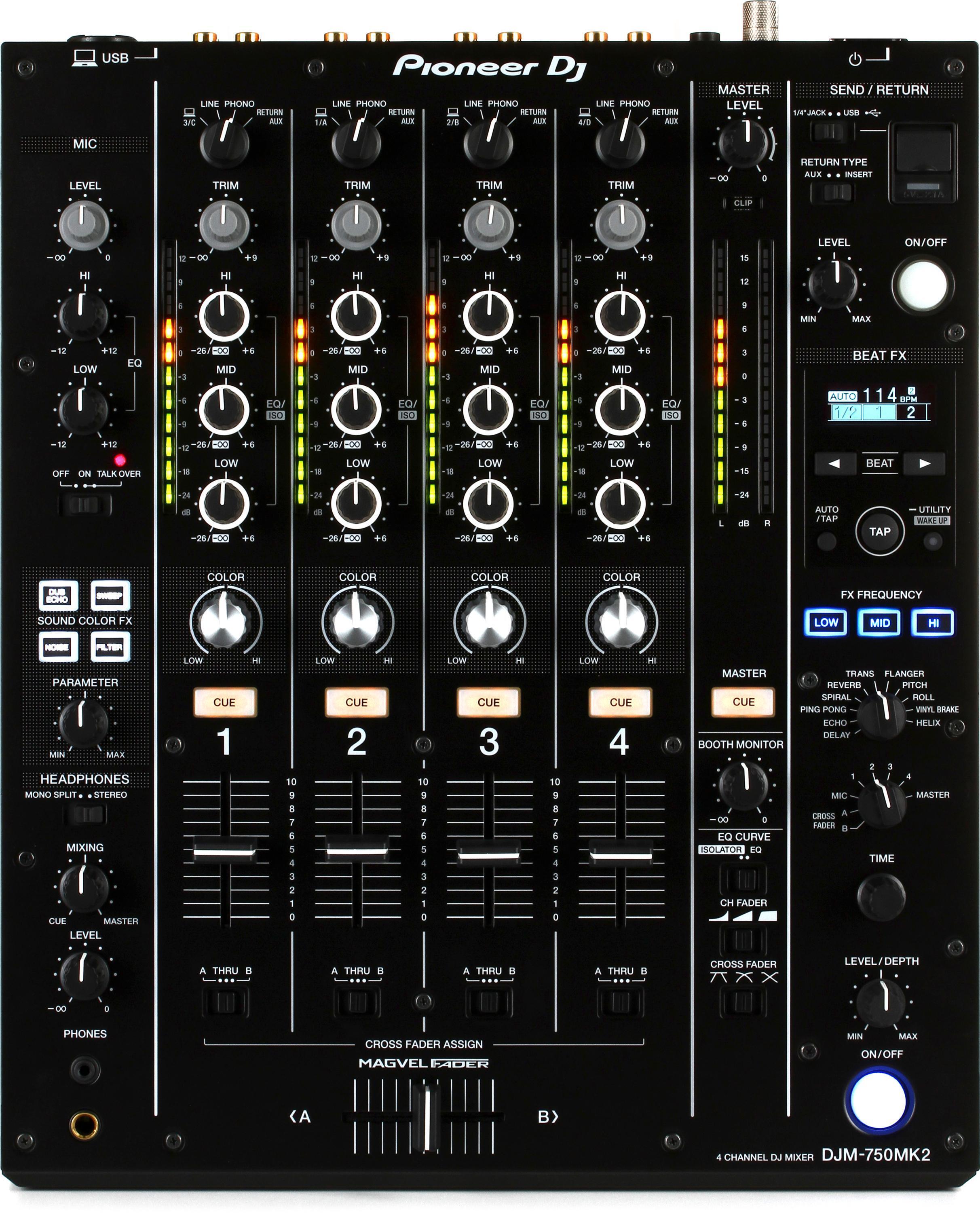 Pioneer DJ DJM-350 2-channel DJ Mixer | Sweetwater
