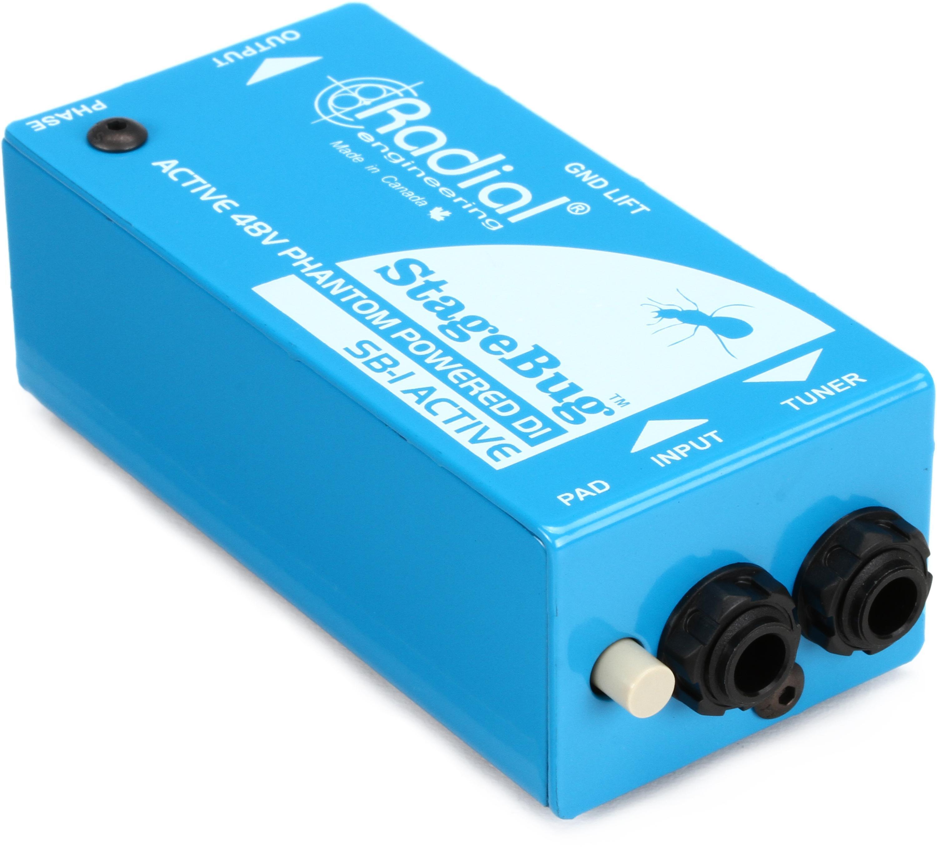 Radial StageBug SB-1 1-channel Active Instrument Direct Box