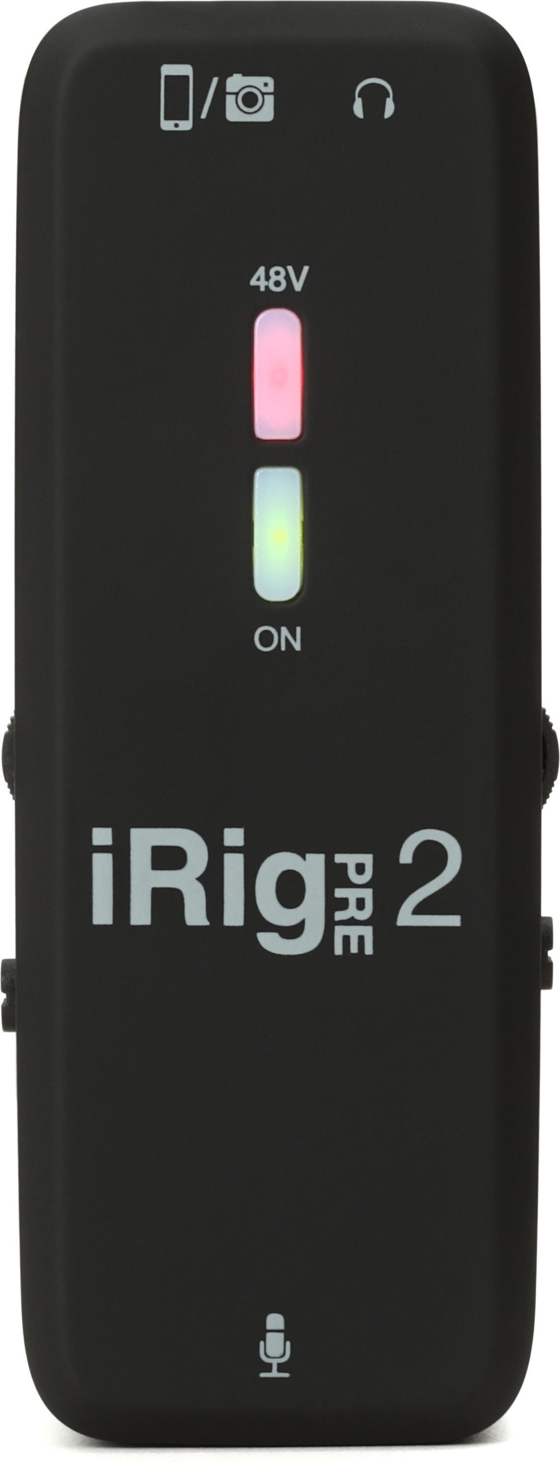 IK Multimedia iRig Pre 2 - XLR Microphone Interface for