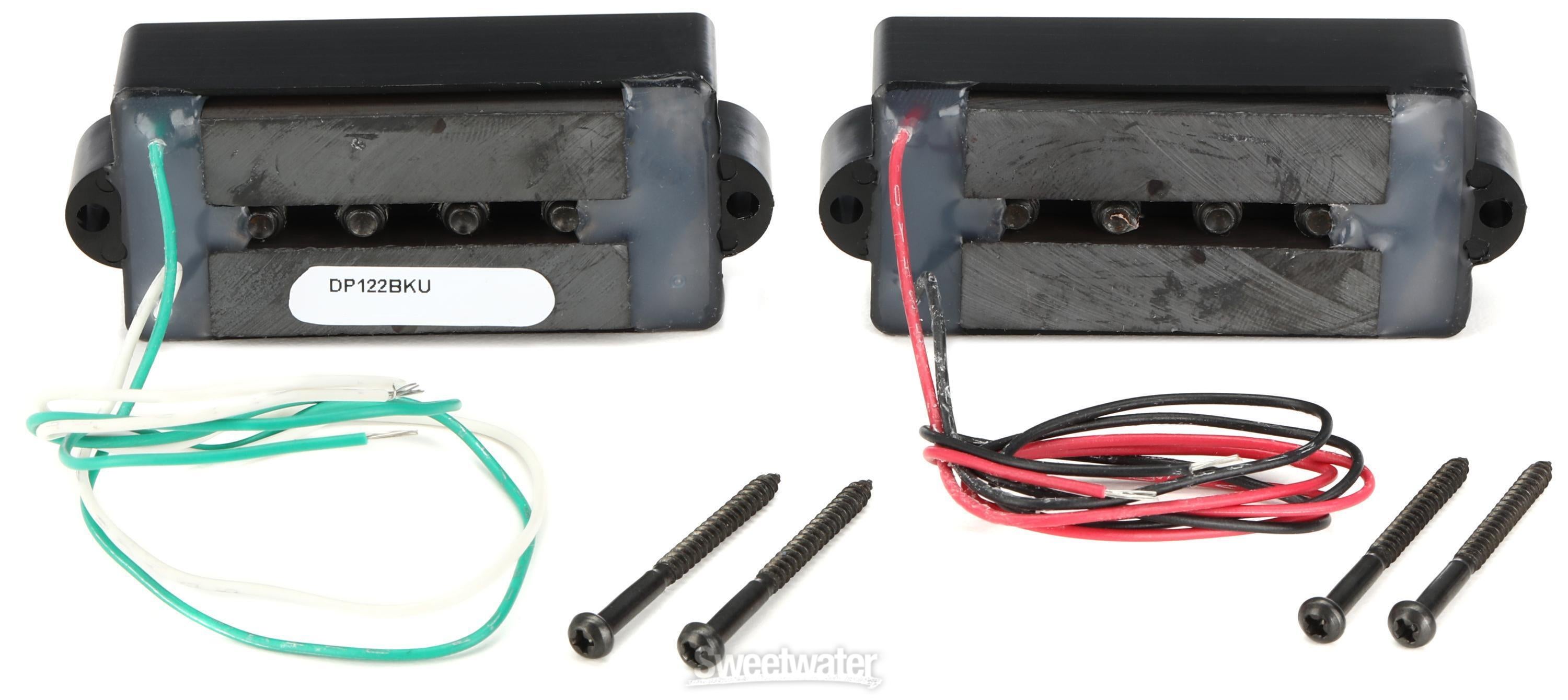 DiMarzio DP122 Model P Hum Canceling Bass Pickup - Black | Sweetwater