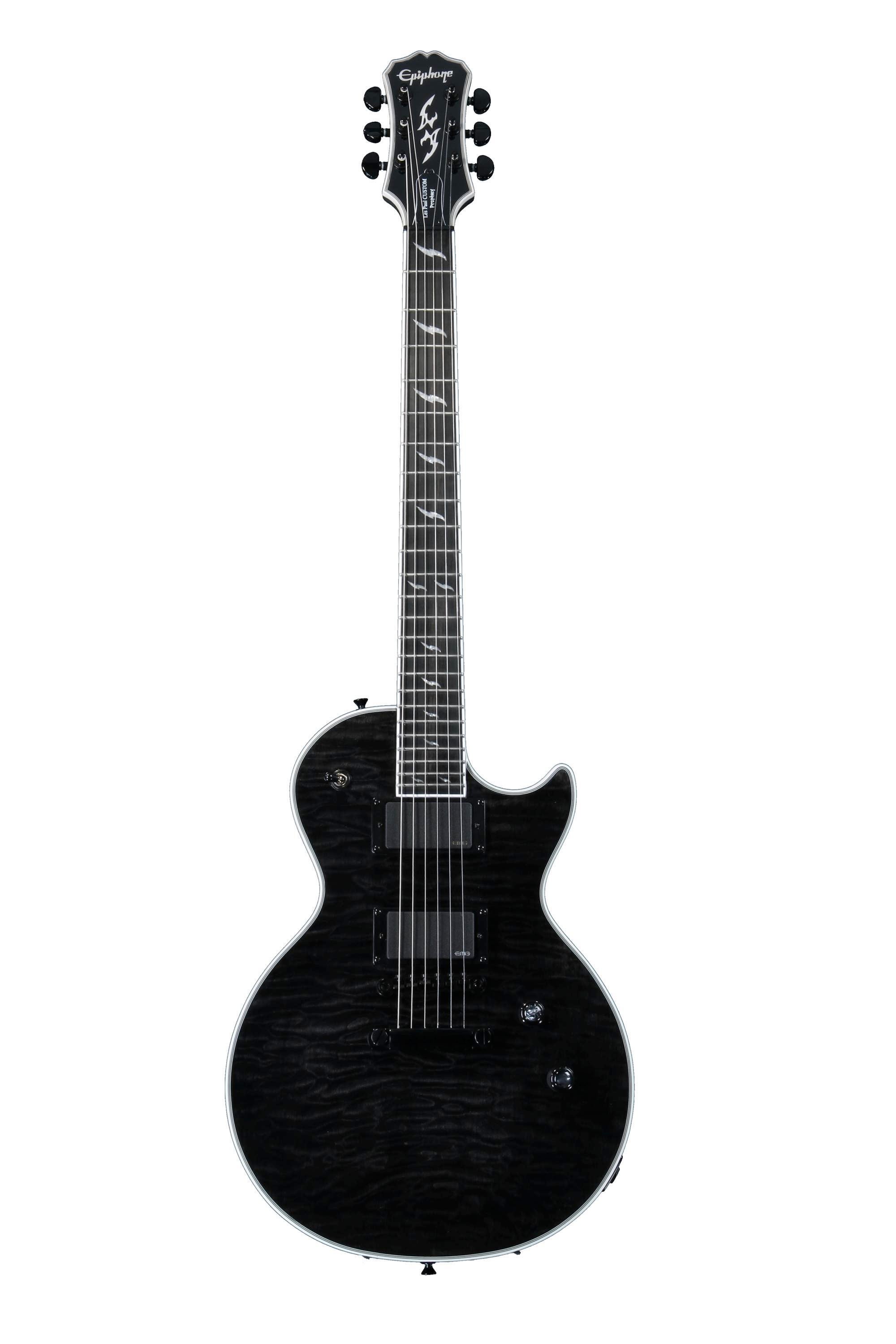 Epiphone Prophecy Les Paul Custom EX - Midnight Ebony | Sweetwater