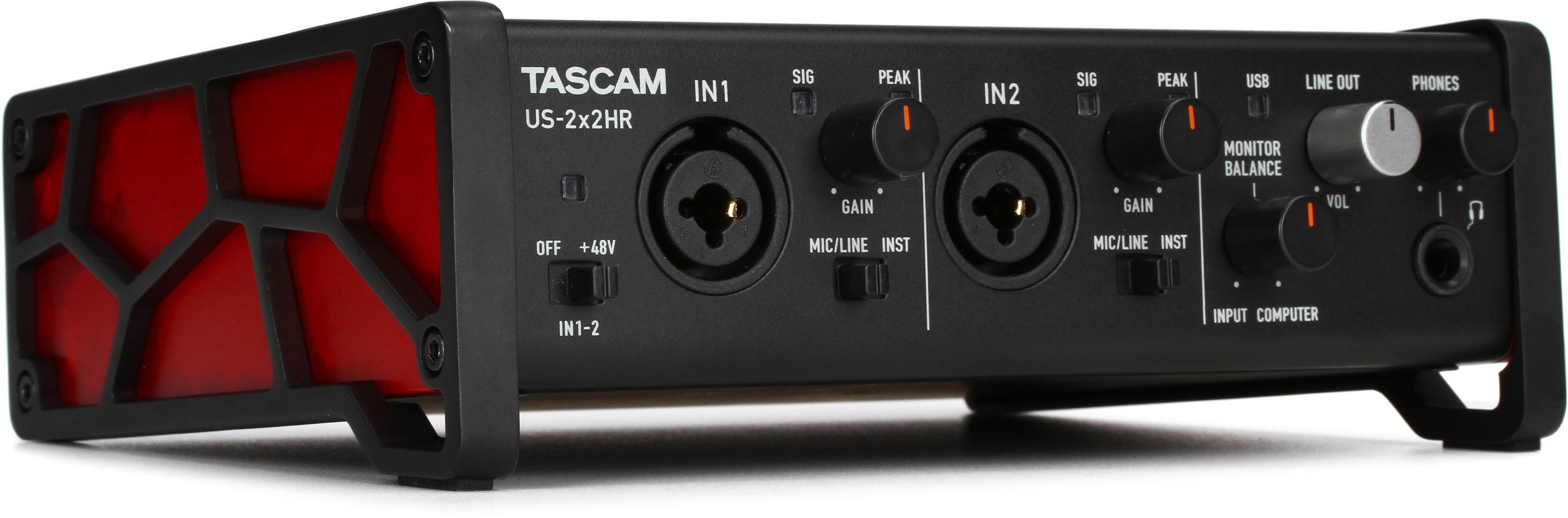 TASCAM US-2x2HR USB Audio Interface | Sweetwater