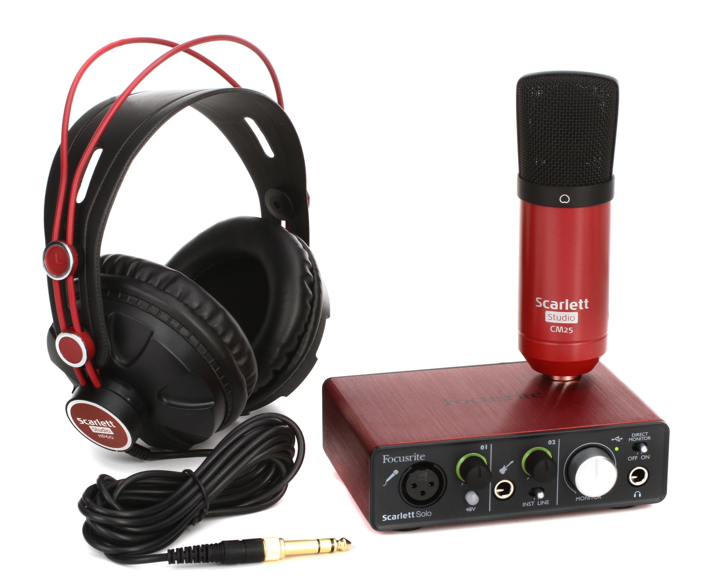 DTM・DAW Focusrite Scarlett Solo Studio Pack Focusrite Scarlett