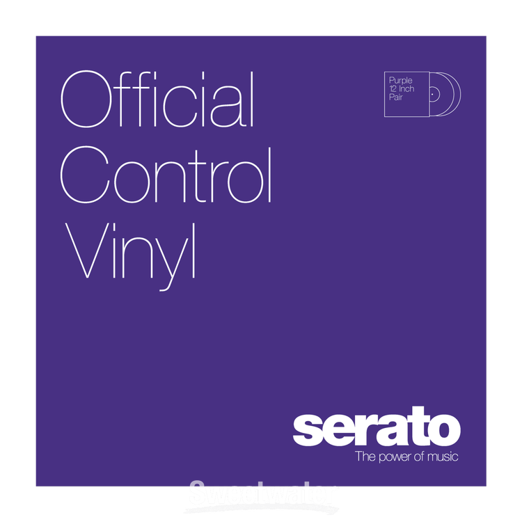 Serato 12 inch Control Vinyl Pair - Purple | Sweetwater