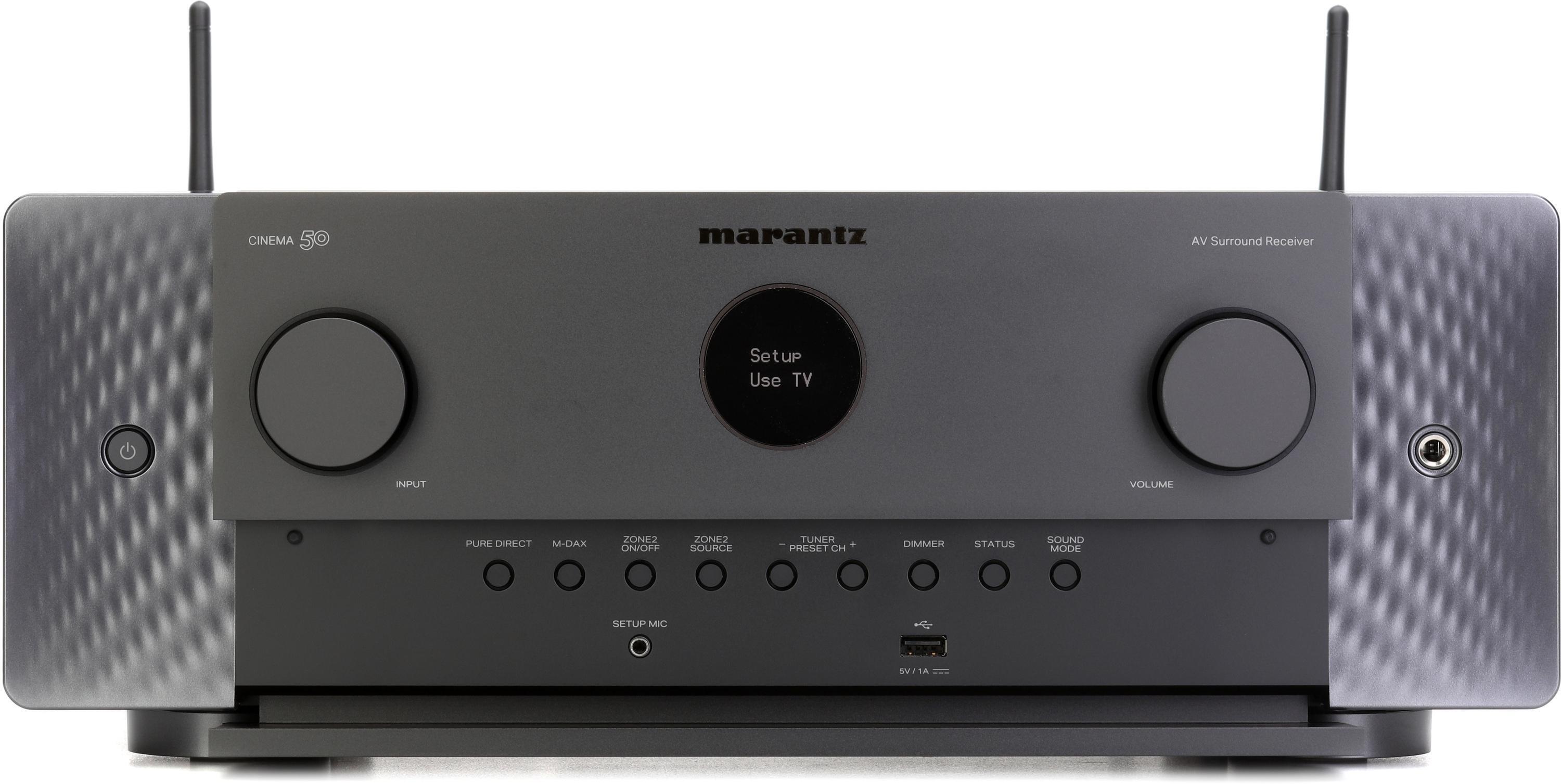 Marantz Cinema 50 9.4-channel 110-watt A/V Receiver with 8K and 6