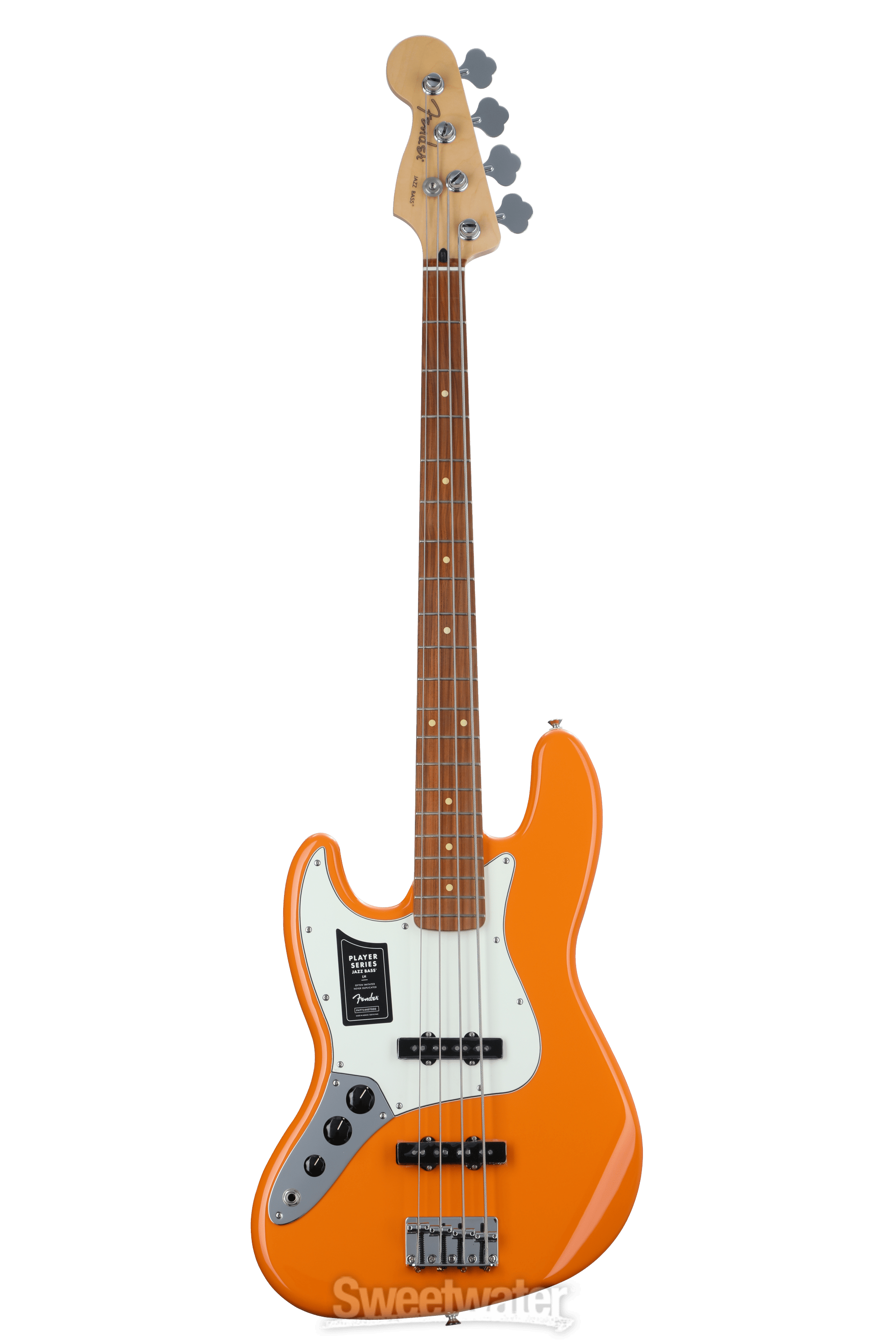 Fender Player Jazz Bass Left-handed - Capri Orange with Pau Ferro