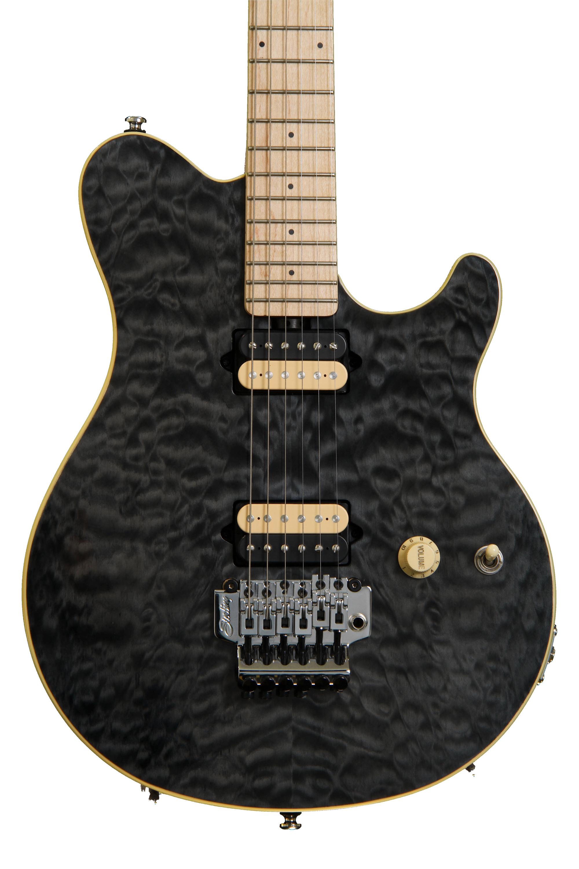 Sterling By Music Man AX40D - Transparent Black | Sweetwater