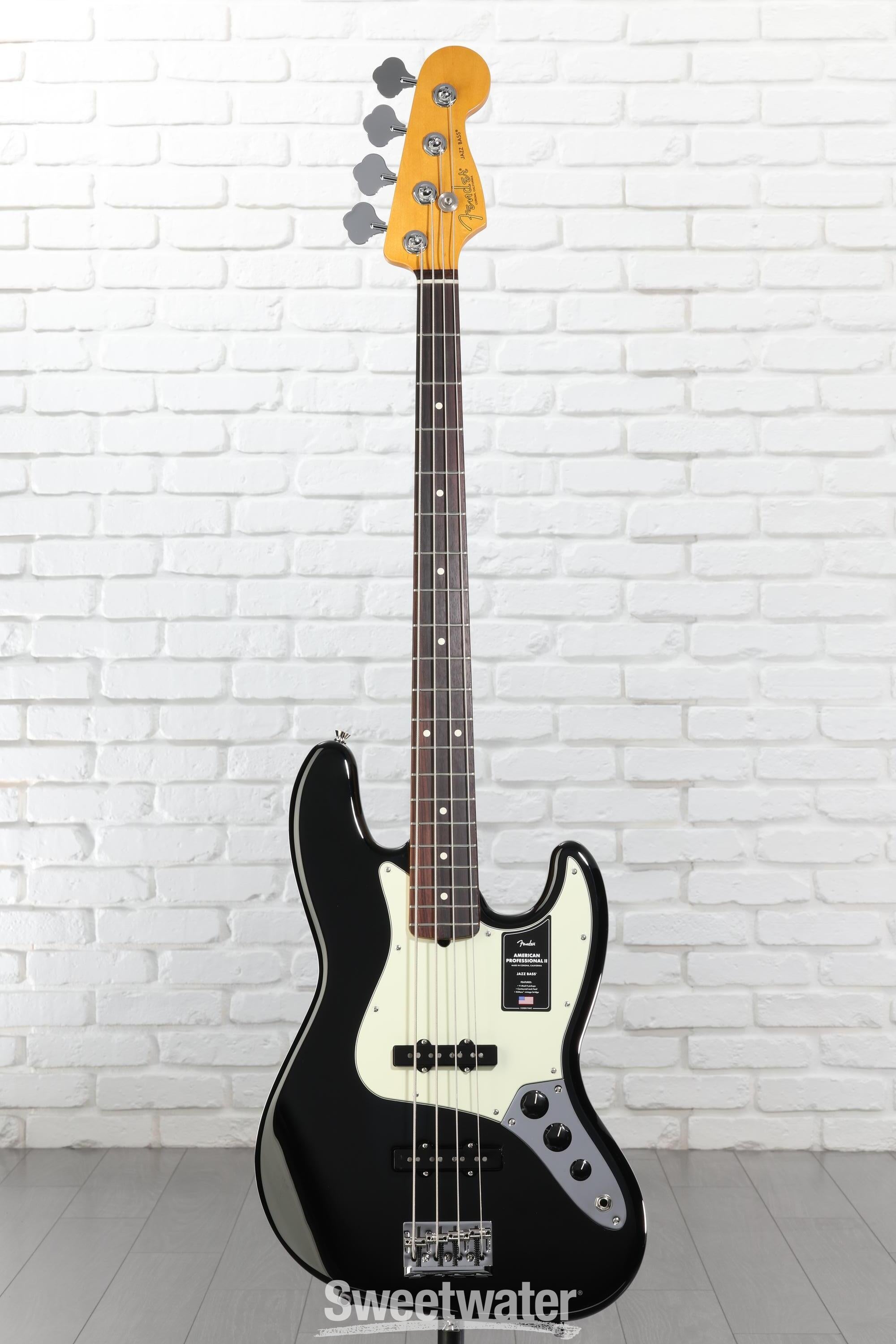 Fender American Professional II Jazz Bass - Black with Rosewood
