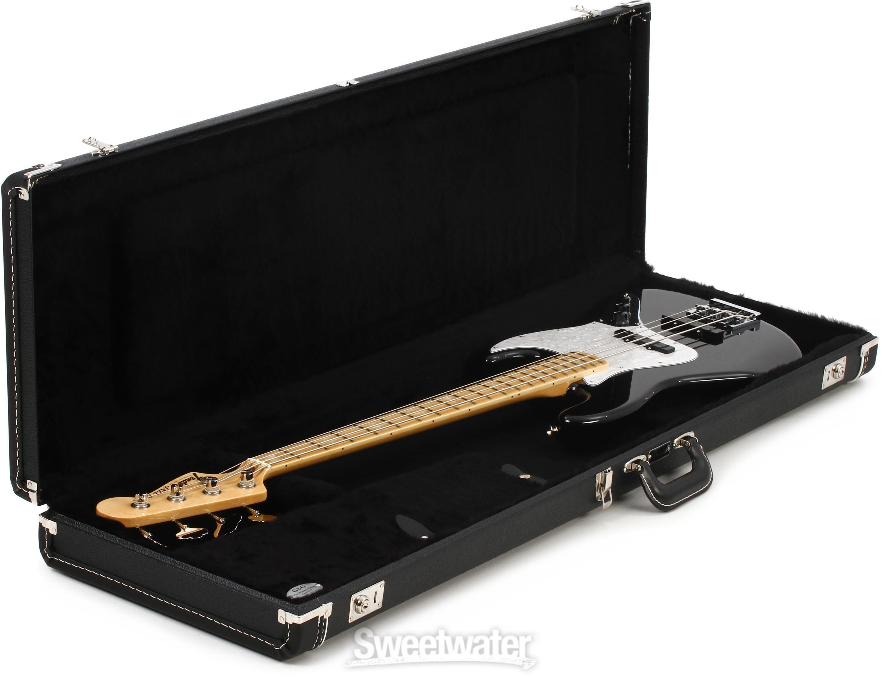 Fender Standard Jazz Bass Case - Black Tolex | Sweetwater