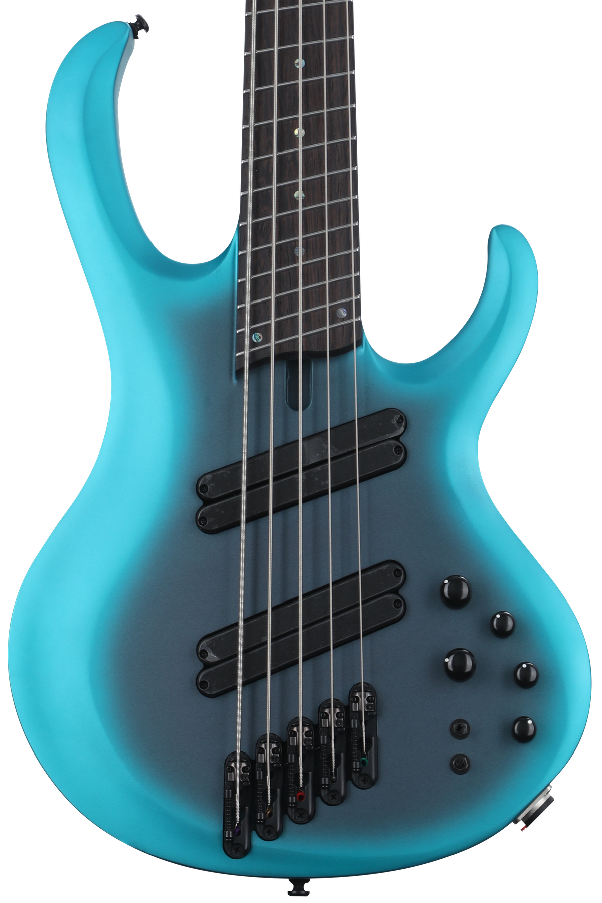 Ibanez BTB605MS Bass Guitar - Cerulean Aura Burst Matte | Sweetwater