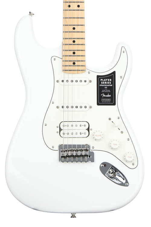 Fender Player Stratocaster HSS - Polar White with Maple
