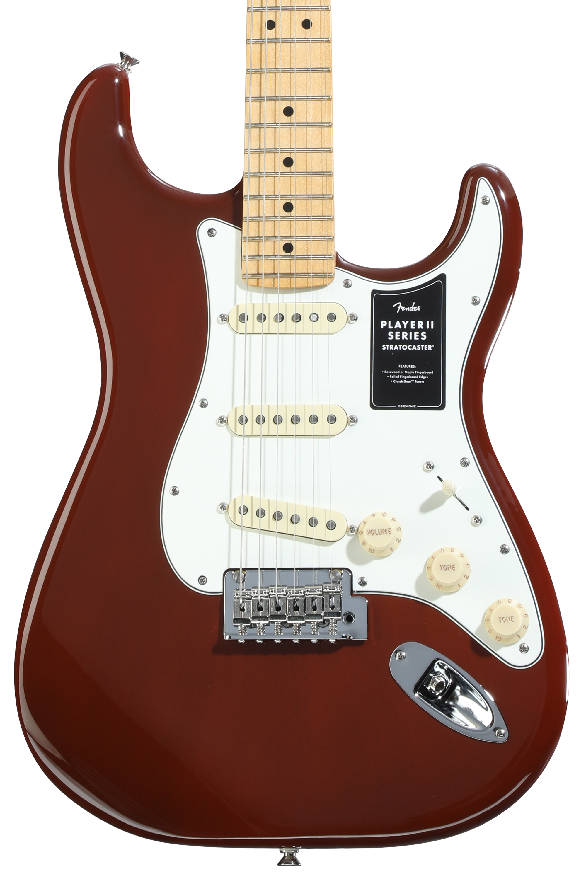 Fender Player II Stratocaster Electric Guitar - Transparent Mocha