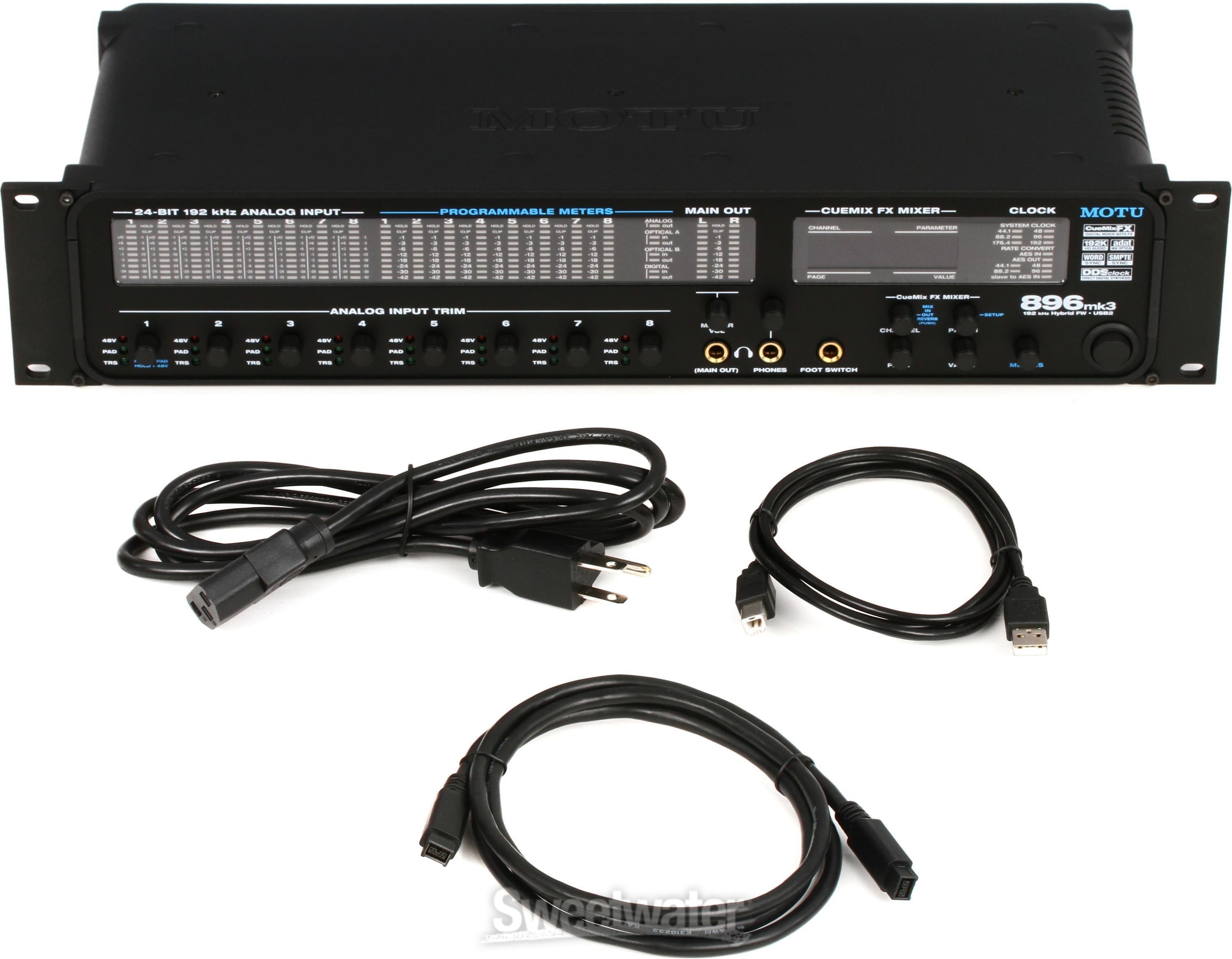 ◎レア◎MOTU 896 mk3 Hybrid オーディオインターフェース MOTU 896MK3