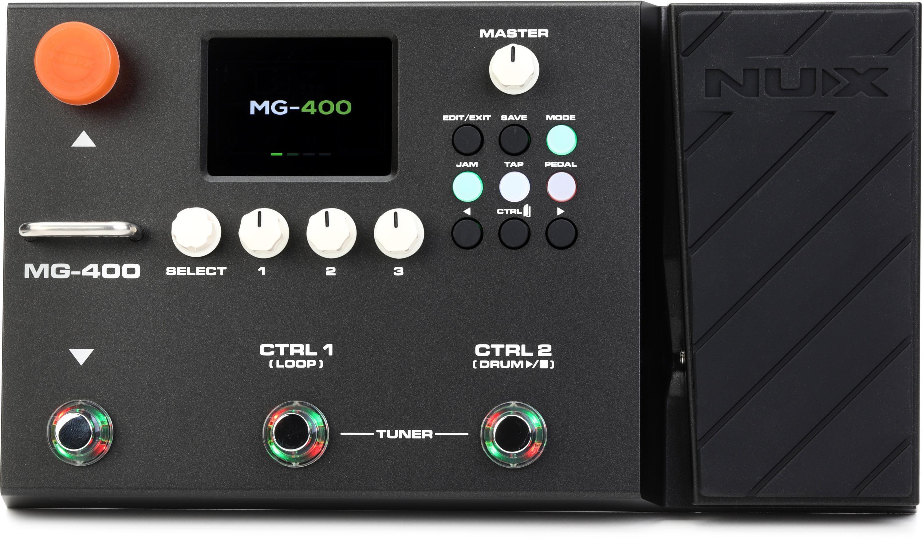 NUX MG-400 Amp Modeler and Guitar Effects Processor | Sweetwater