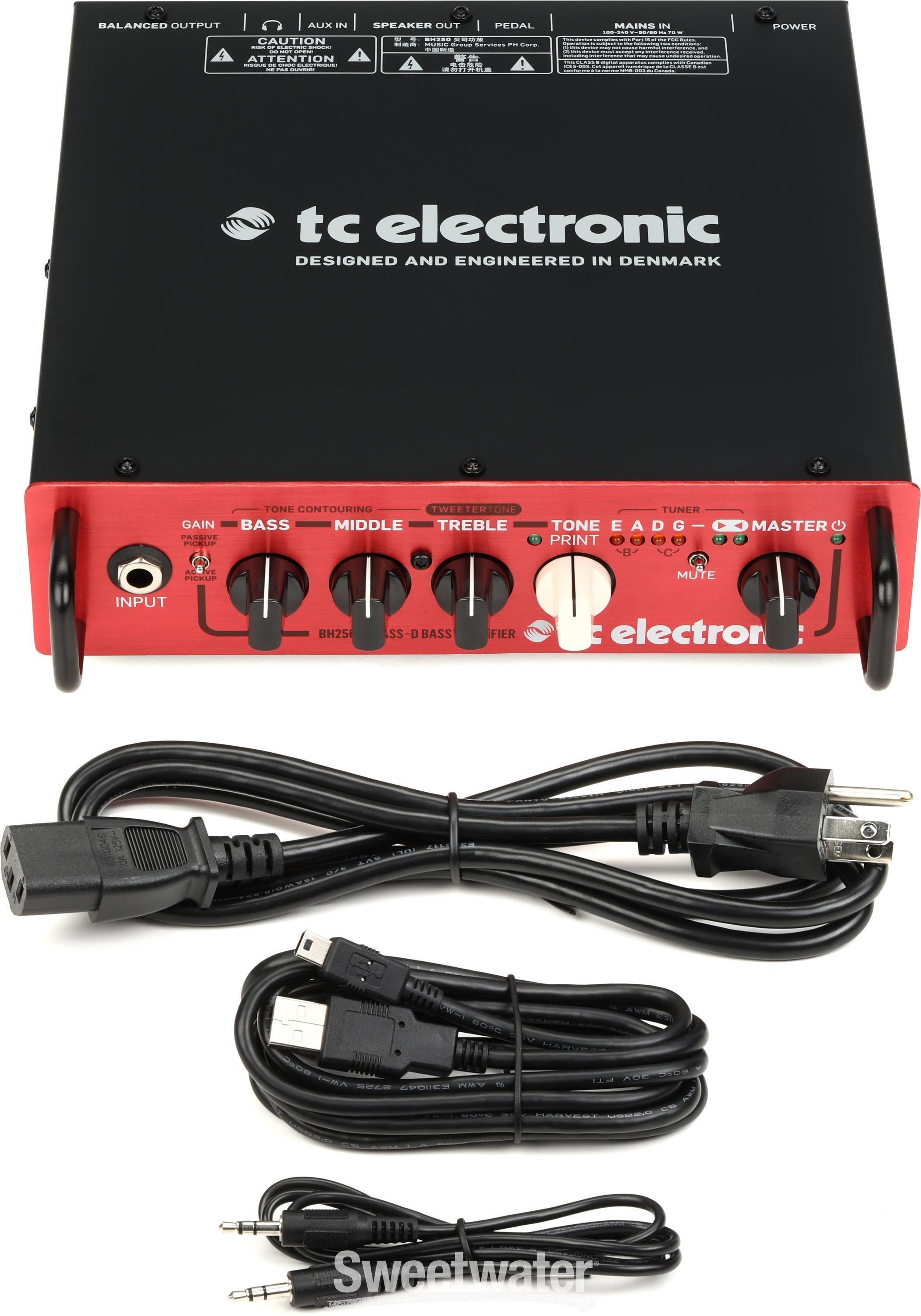 TC Electronic BH250 250-watt Compact Bass Head Reviews | Sweetwater