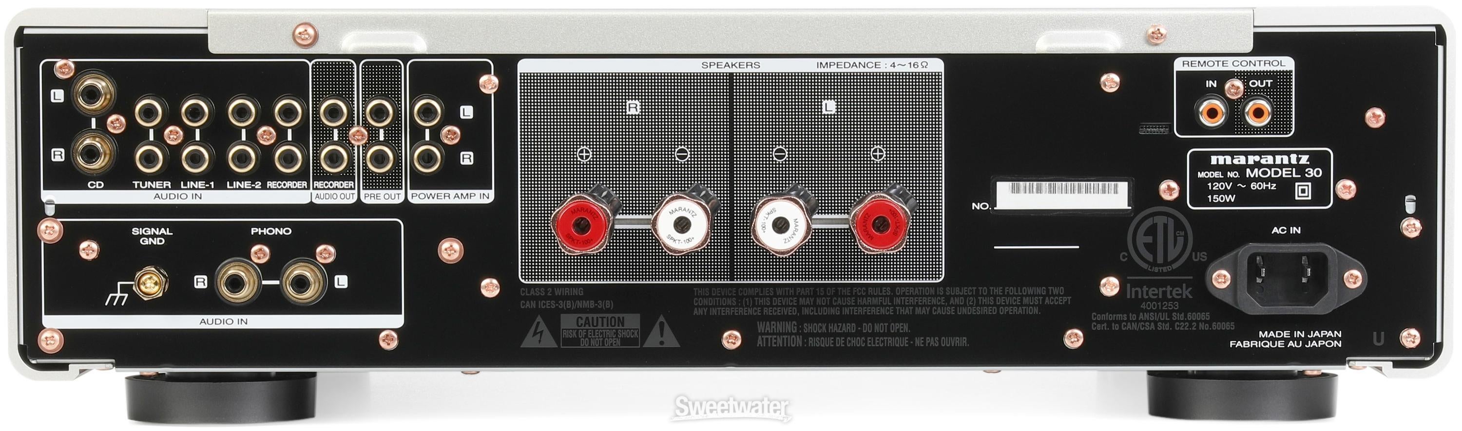 Marantz Model 30 100-watt Stereo Integrated Amplifier - Silver