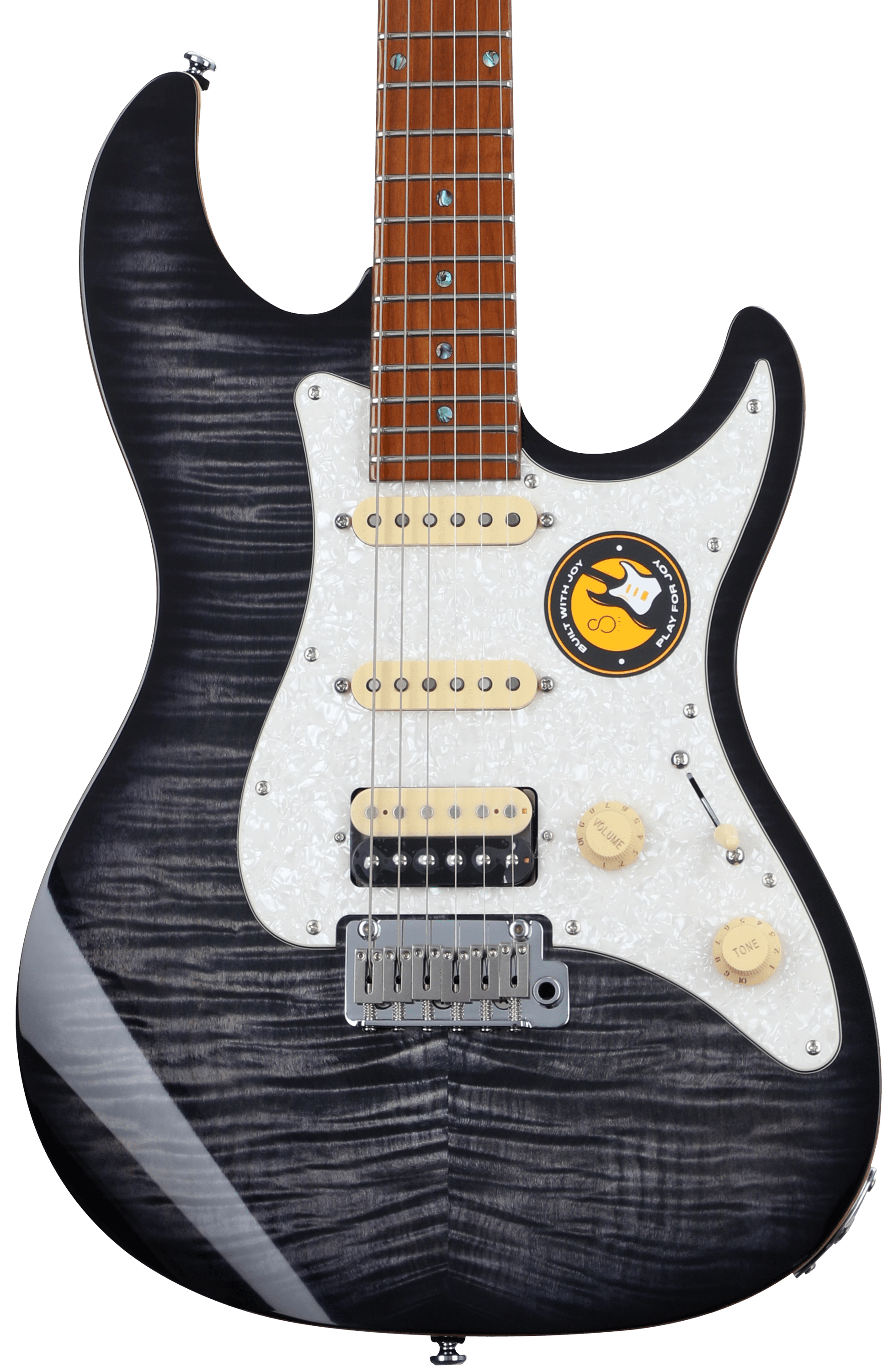 Sire Larry Carlton S7 FM Electric Guitar - Transparent Black