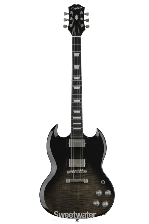 Epiphone SG Modern Figured Electric Guitar - Trans Black Fade