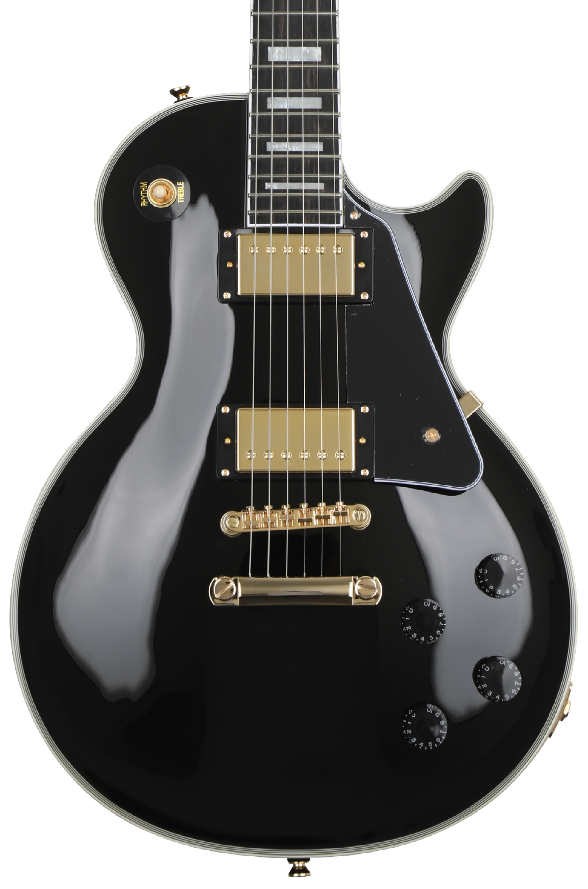 Epiphone Les Paul Custom Electric Guitar - Ebony | Sweetwater