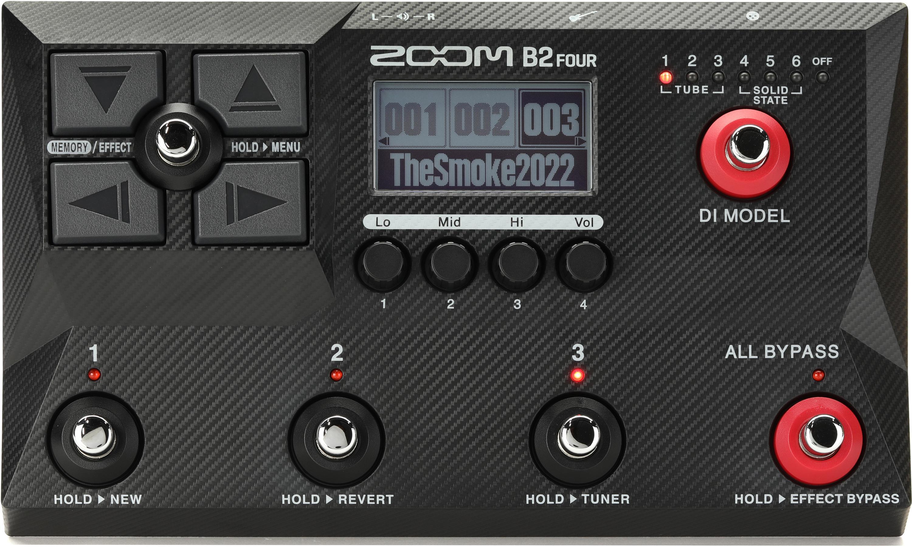 Zoom B2 Four Bass Multi-effects Processor Reviews | Sweetwater